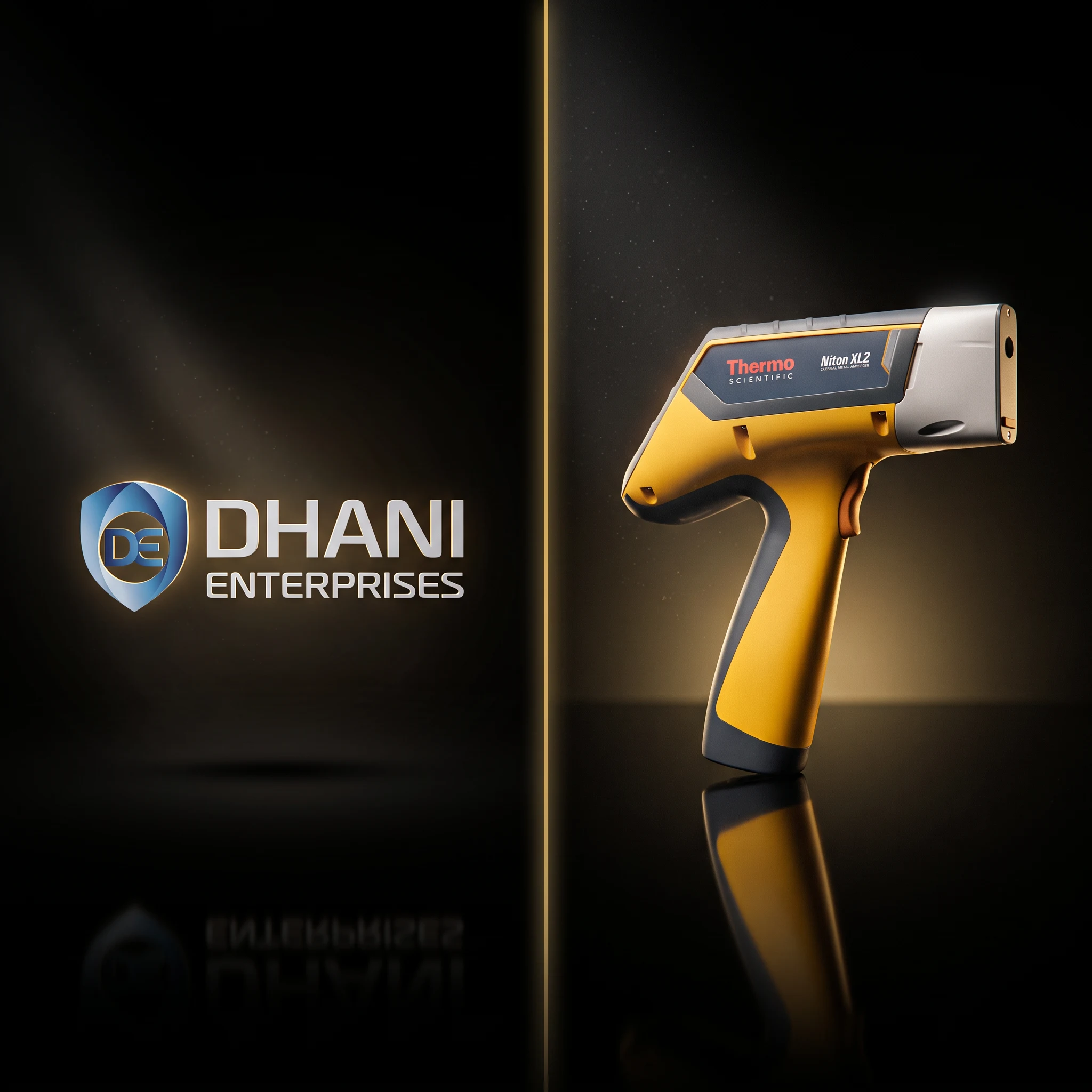 Dhani Enterprises case study mockup